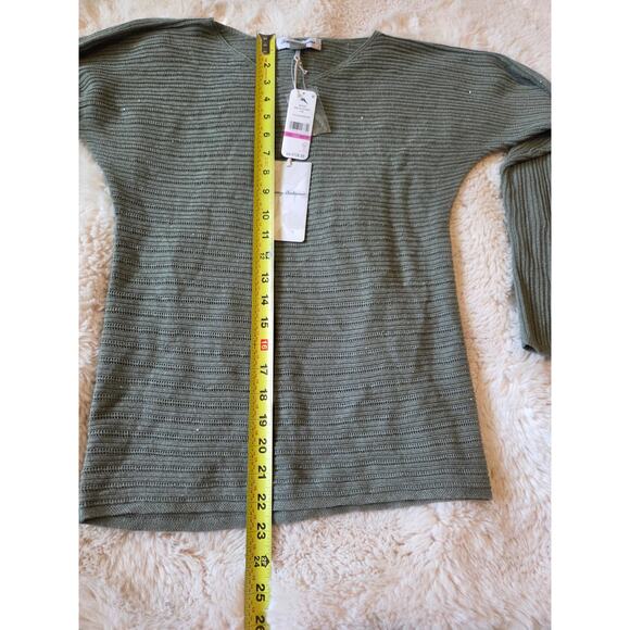 Tommy Bahama Green Jewel Bay Sequin V-neck sweater size XXS NWT - Picture 8 of 8